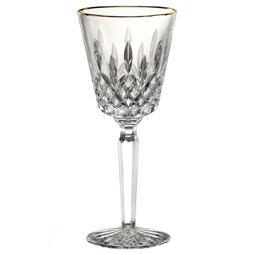 Waterford Lismore Tall Gold Goblet